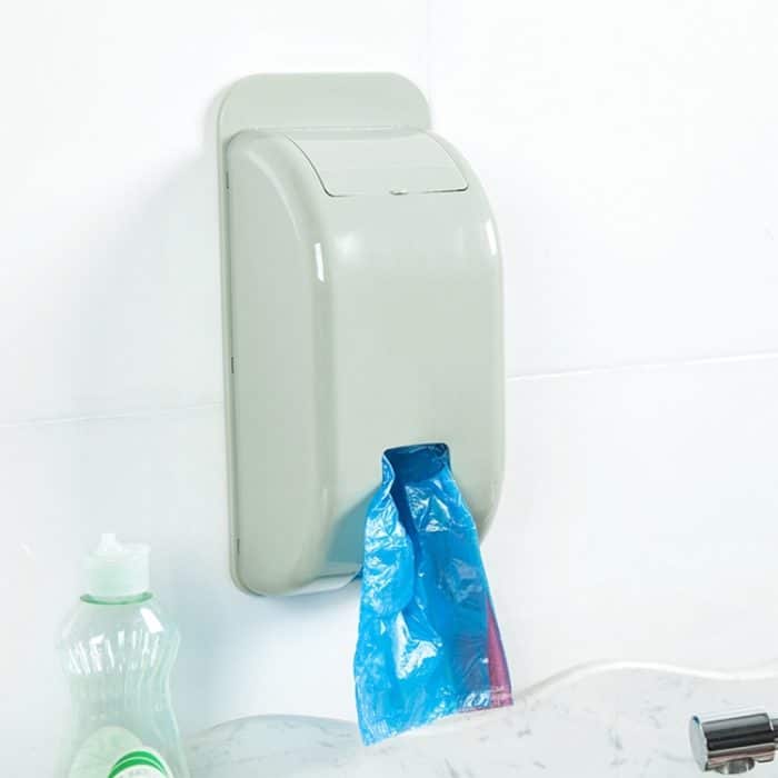 HC1545.jpg 2 PCS Wandbehang Extraktion Müllsack Aufbewahrungsbox, Größe: 30,0 x 14,0 x 10,0 cm, zufällige Farblieferung – Bild 1