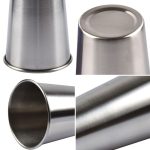 70 ml einwandiger Weinbecher aus elektropoliertem Edelstahl (Silber), 70ml – Bild 5