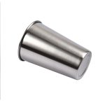 180 ml einwandiger, elektropolierter Edelstahl-Weinbecher (Silber), 180ml – Bild 3