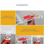 Kleiderschrank-Aufbewahrung, geschichtete Schallwand, Schrank, Regal, Schlafsaal, Trennwand, Schrank, Trennwand, Breite: 24 cm, Dehnungsbereich: 38–55 cm, Stretch Range:38-55cm – Bild 9