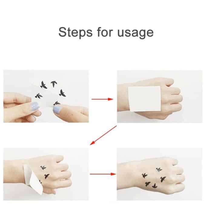 3 PCS Halloween wasserdichte temporäre Gesicht Tattoo Aufkleber, Größe: 240 * 210mm – Bild 3