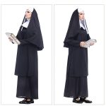 Halloween-Kostüm für Damen, Nonne, Missionar, Cosplay-Kleidung, Size:S, Size:M, Size:L, Size:XL, Size:XXL – Bild 3