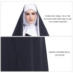Halloween-Kostüm für Damen, Nonne, Missionar, Cosplay-Kleidung, Size:S, Size:M, Size:L, Size:XL, Size:XXL – Bild 4
