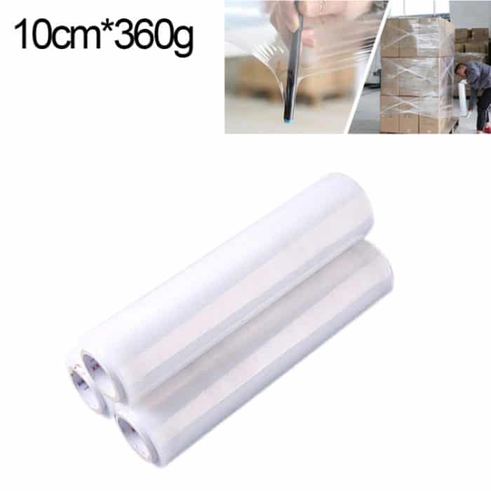 Transparente PE-Stretchfolie (Breite: 10 cm, Länge: 220 m) – Bild 1