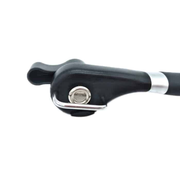 Einhand Professioneller ergonomischer manueller seitlicher Dosenöffner Flaschenöffner (schwarz) – Bild 4