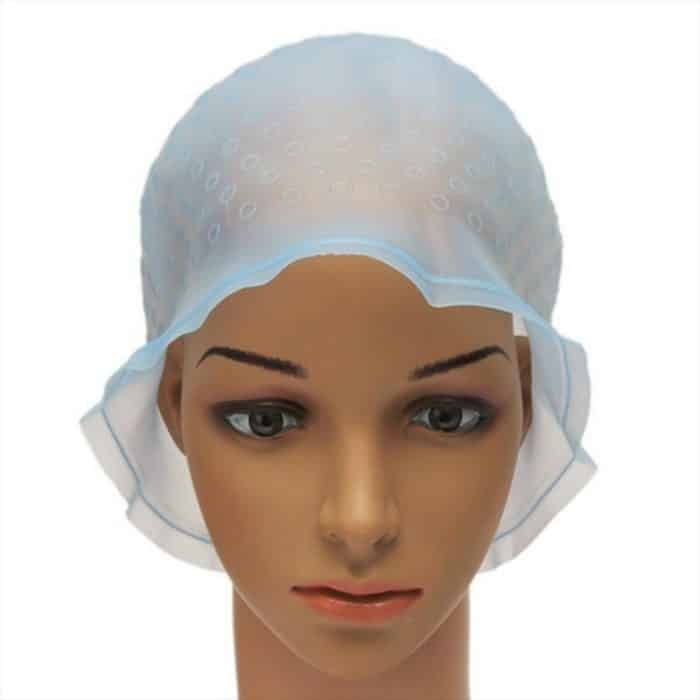 Hochtemperaturbeständiger Säure- und Alkalisilikon-Pick-Dye-Haarfärbemittelhut, zufällige Farbabgabe – Bild 5