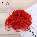 Rote robuste dehnbare elastische Gummibänder Home School Office Supplies Briefpapier, 1 kg pro Beutel
