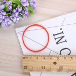 Rote robuste dehnbare elastische Gummibänder Home School Office Supplies Briefpapier, 1 kg pro Beutel – Bild 4