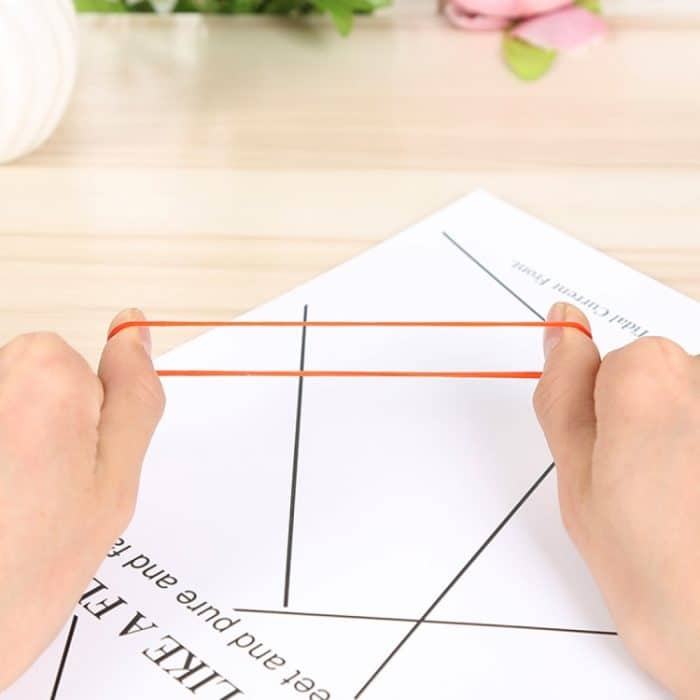 Rote robuste dehnbare elastische Gummibänder Home School Office Supplies Briefpapier, 1 kg pro Beutel – Bild 5