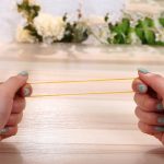 Gelbe robuste dehnbare elastische Gummibänder Schulbürobedarf Schreibwaren, 1 kg pro Beutel – Bild 5