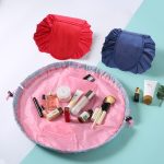 Große Reisetasche mit Kordelzug, Aufbewahrungstasche für Kosmetikartikel, Black, Dark Gray, Pink, Gray Blue, Light Grey, Light Pink, Mint Green, Navy Blue, Beige, Red – Bild 5