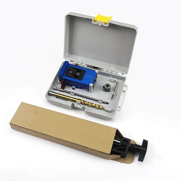 XK-1 C Aluminiumlegierung Holzbearbeitung Schräglochsuche Holzbearbeitungs-Stanzwerkzeug – Bild 6