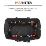 Multifunktions-Oxford-Stoff-Elektriker-Gürteltasche Wartungswerkzeuge Handtasche Umhängetasche Praktische Werkzeugtasche, Größe: 19 Zoll – Bild 3