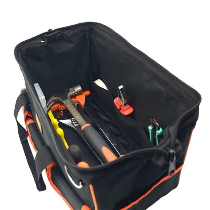 EZRE Multifunktions-Oxford-Stoff-Elektriker-Gürteltasche Wartungswerkzeuge Handtasche Umhängetasche Praktische Werkzeugtasche, Größe: 15 Zoll – Bild 5