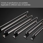 Kleiderbügel für ausziehbare Kleiderbügel mit Teleskopschiene (35 cm) – Bild 8