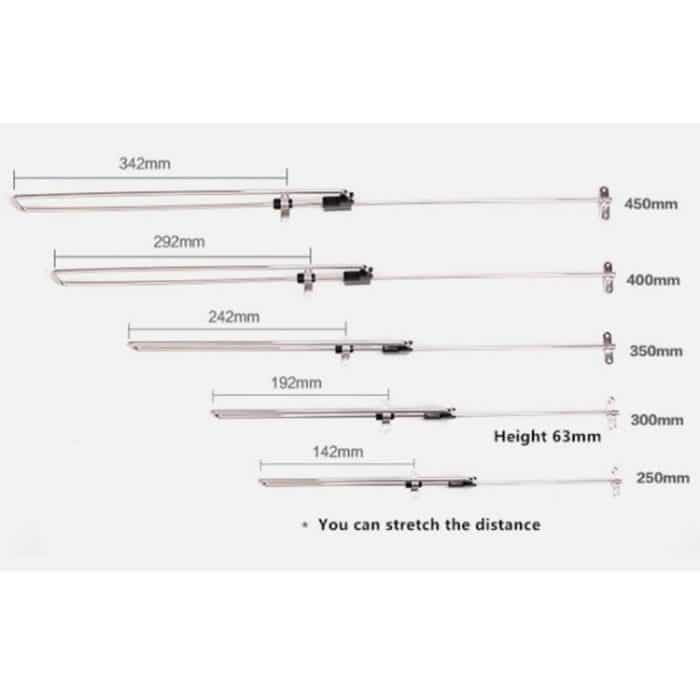 Ausziehbarer Kleiderbügel für die Teleskopschiene (30 cm) – Bild 4