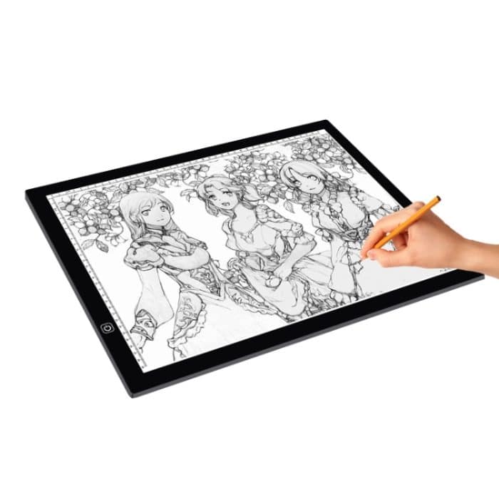 A3 Größe 8W 5V LED Ultradünnes stufenloses Dimmen für Acryl-Kopierkarten für Anime Sketch Drawing Sketchpad mit USB-Kabel – Bild 1