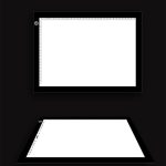 A4 Größe 5W 5V LED Dimmbare Acryl-Kopierkarten mit drei Helligkeitsstufen für Anime Sketch Drawing Sketchpad, mit USB-Kabel und Stecker, Größe: 240x360x5mm – Bild 7