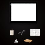 A4 Größe 5W 5V LED Dimmbare Acryl-Kopierkarten mit drei Helligkeitsstufen für Anime Sketch Drawing Sketchpad, mit USB-Kabel und Stecker, Größe: 240x360x5mm – Bild 8