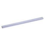 15 x 30 mm Supermarktregale, galvanisierte quadratische Querstangen-Hakenhalterung, Länge: 1 m – Bild 2