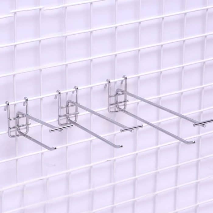 5,8 mm Supermarkt-Eisengitter-Regal-Doppelhaken, Länge: 30 cm – Bild 1