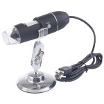 USB Magnifier HD 0.3MP Bildsensor 2560x1920P USB Digitalmikroskop mit 8 LED & Professional Stand