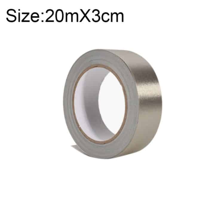 Doppelseitiges, leitfähiges, klebendes Tuch, einseitiges, klebendes EMI-Schutzknopfreparaturen, Größe: 20 mx 3 cm – Bild 1