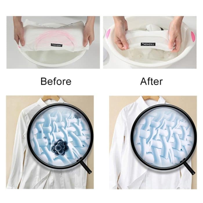 Tragbarer Mini-Ultraschall-Waschmaschinenreiniger für Kleidung / Gemüse / Obst – Bild 9