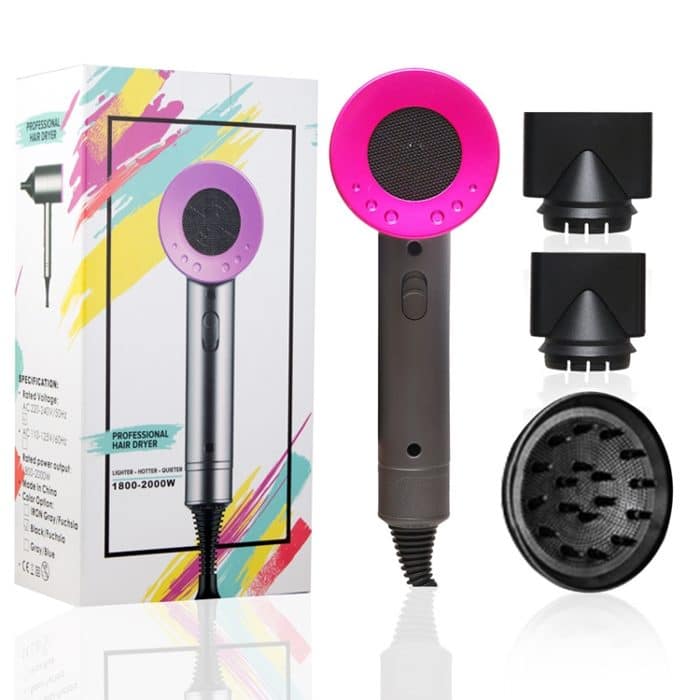 Leistungsstarker anionischer Kalt-Heißluft-Haartrockner mit konstanter Temperatur, EU-Stecker, EU Plug (Red + Black) +3, EU Plug (Red + Grey) +3 – Bild 12