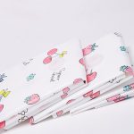 4PCS Platzsparender Bonbonfarbmuster Vakuum-Aufbewahrungsbeutel, explosionsgeschützter Thinken Quilts Kleidung Vakuum-Aufbewahrungsbeutel mit Freihandpumpe, Größe: 70 * 90 cm – Bild 4