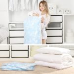 Platzsparende Orchideenmuster Vakuum-Aufbewahrungsbeutel, Thinken Quilts Kleidung Vakuum-Aufbewahrungsbeutel mit, Größe: 70 * 100 cm – Bild 7