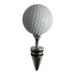 Rotweinflaschenverschluss in Golf- und Tee-Form, Größe: 10 x 4,2 cm, Golf + Tee Stopper – Bild 4