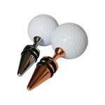 Rotweinflaschenverschluss in Golf- und Tee-Form, Größe: 10 x 4,2 cm, Golf + Tee Stopper – Bild 3