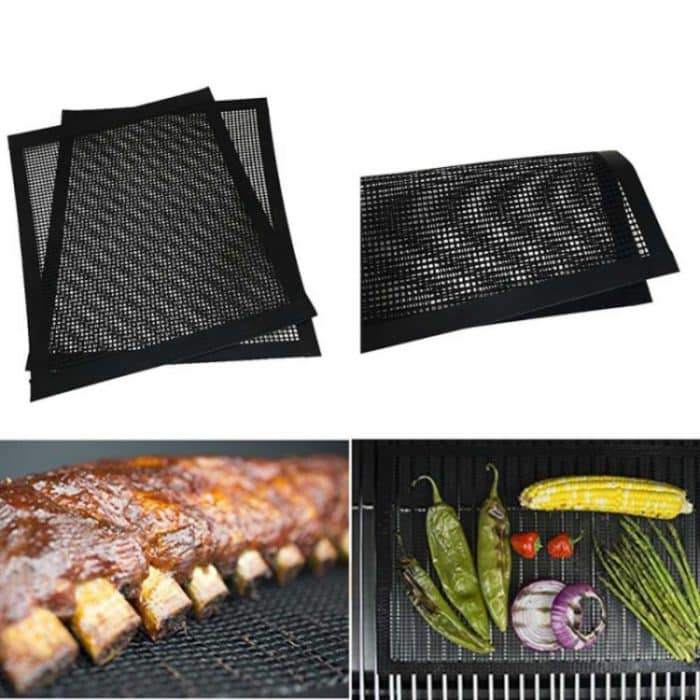 Grillhitzebeständig Antihaft-Grillgitter-Grillbackmatte, Größe: 40 x 30 cm – Bild 4