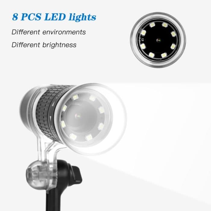 Digitales Mikroskop F210 HD 1080P WIFI 1000X Vergrößerung mit 8 LED-Licht – Bild 10