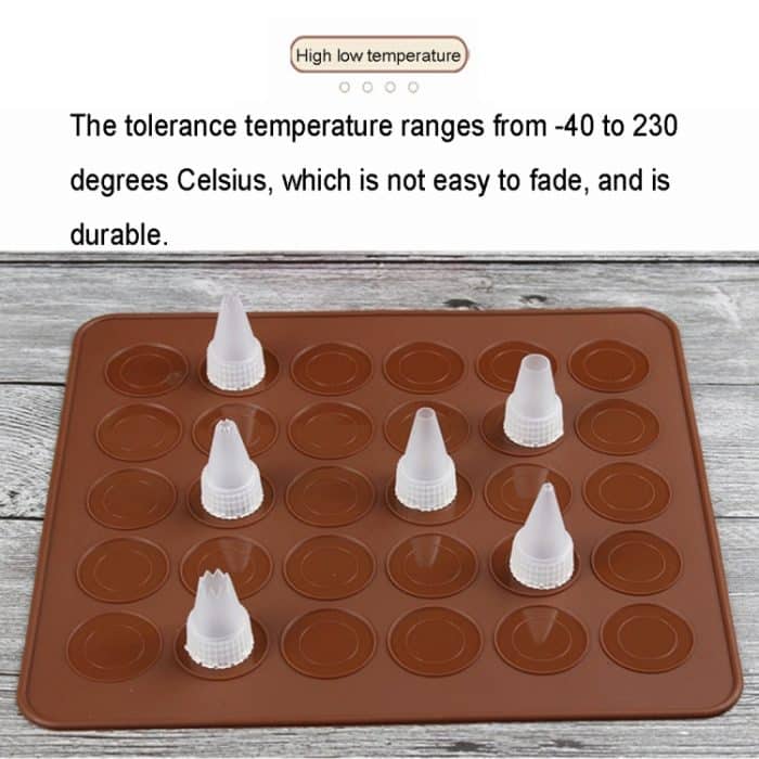 2 PCS Küchenbraten Silikon Macaron Ofen Backblech, Größe: 26 * 29cm – Bild 4