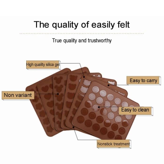 2 PCS Küchenbraten Silikon Macaron Ofen Backblech, Größe: 26 * 29cm – Bild 8