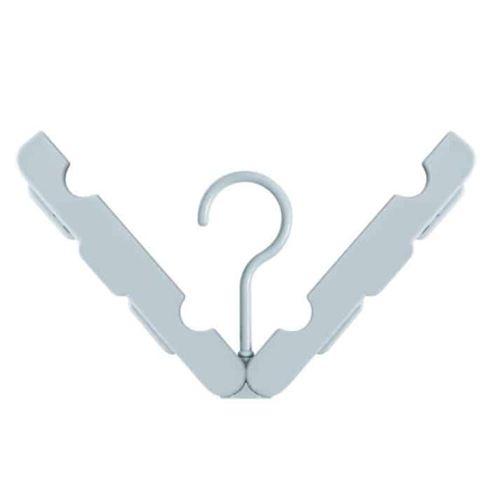 Faltbarer Kleiderbügel-Wäscheständer mit 4 versteckten Clips für Zuhause / Reisen, zufällige Farblieferung – Bild 1