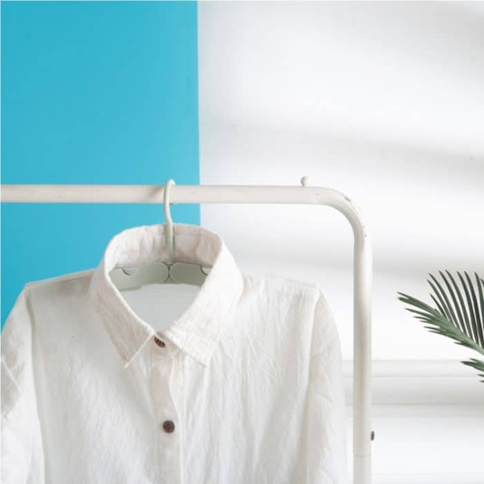 Faltbarer Kleiderbügel-Wäscheständer mit 4 versteckten Clips für Zuhause / Reisen, zufällige Farblieferung – Bild 9