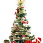 2 m Weihnachtsparty-Dekoration, glitzerndes Puder-Weihnachtsbaum-Dekorationsband – Bild 5