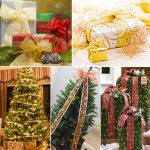 2 m Weihnachtsparty-Dekoration, glitzerndes Puder-Weihnachtsbaum-Dekorationsband – Bild 7