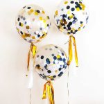 5 PCS 12 Zoll bunte Konfetti Luftballons Hochzeitsdekoration Szene Ornament Luftballons – Bild 3