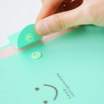 Bonbonfarbene Dokumententasche, mehrschichtig, 5 in den Ordner, zufällige Farblieferung – Bild 4