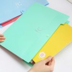 Bonbonfarbene Dokumententasche, mehrschichtig, 5 in den Ordner, zufällige Farblieferung – Bild 5