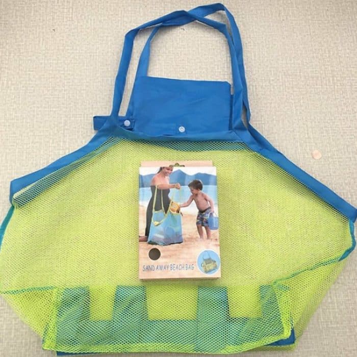 Tragbare Mesh Kinder Strand Baggerwerkzeuge Spielzeug Quick Storage Bag Handtasche – Bild 4