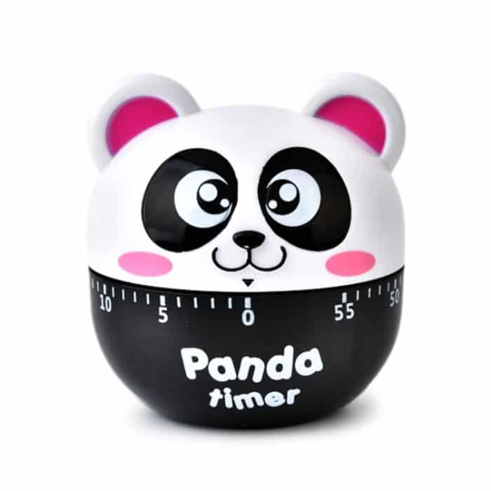 Panda 60 Minuten Mechanische Küche Kochen Countdown Alarm Timer Home Decorating Gadget, zufällige Farblieferung – Bild 1