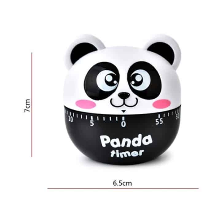 Panda 60 Minuten Mechanische Küche Kochen Countdown Alarm Timer Home Decorating Gadget, zufällige Farblieferung – Bild 2
