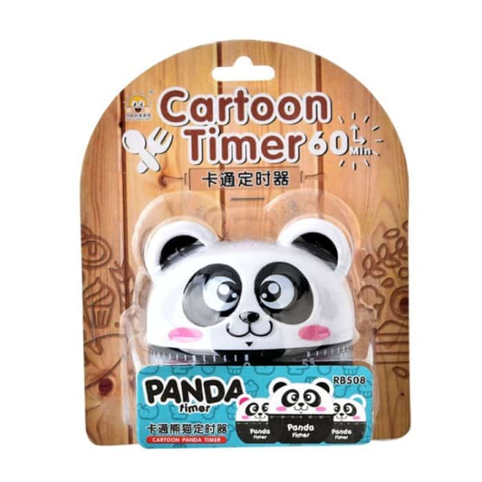 Panda 60 Minuten Mechanische Küche Kochen Countdown Alarm Timer Home Decorating Gadget, zufällige Farblieferung – Bild 6