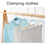 100 PCS Multifunktions-Mini-Bambus-Kleidung Fotopapier-Wäscheklammer-Wäscheklammerclip – Bild 10