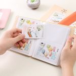 2 PCS 3 Zoll DIY Film Mulchen PU Insert Typ Mini Empfangen Fotoalbum, zufällige Farbe – Bild 6